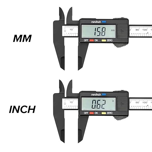 Electronic Digital Caliper, Plastic Vernier Caliper, Caliper Measuring Tool - Image 2