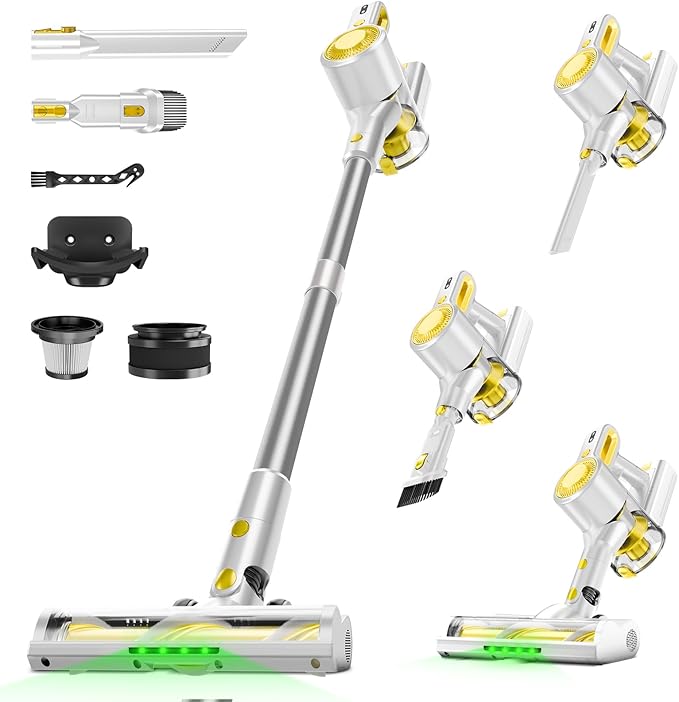Honki Cordless Vacuum Cleaner for Home, Powerful Stick Vacuum by HONKIOfficial