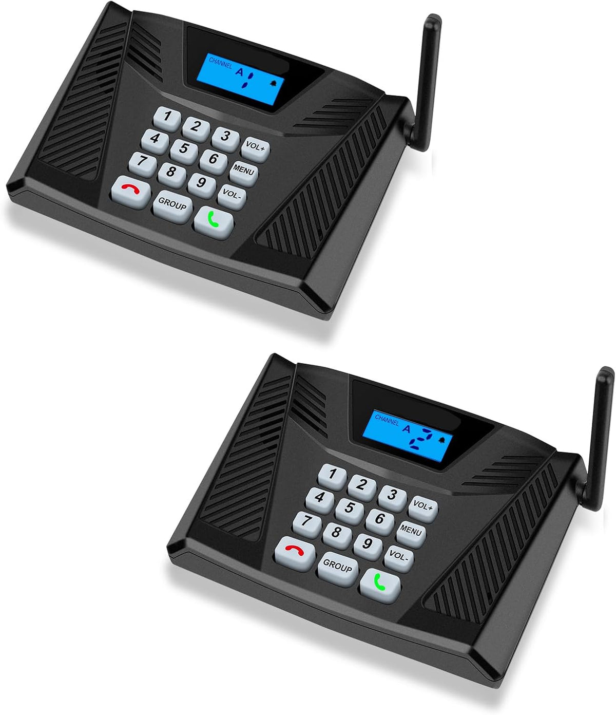 SANZUCO Intercoms Wireless for Home Upgraded, 5300ft Full Duplex Intercom