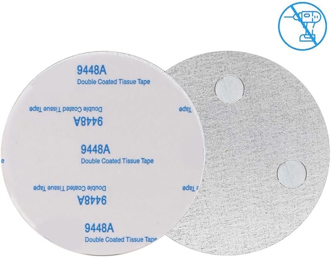 Magnetic Smoke Detector Sticky Pads Magnetic Adhesive Pads 3PCS Magnetic Smoke - Image 2