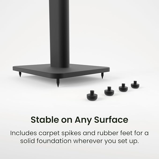 Kanto SPH Universal Height Adjustable Floor Speaker Stands - Image 5