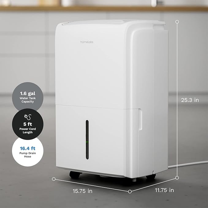 hOmeLabs Dehumidifier for Home, Basements - Image 3