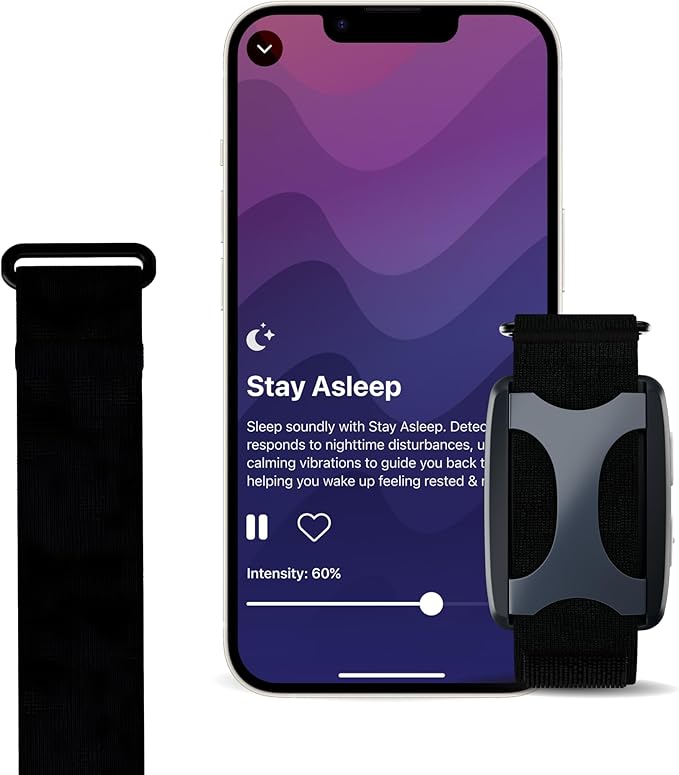 Bundle of Apollo Neuro Wearable & 12-Month SmartVibes AI Membership + Sleep Band by ApolloNeuro