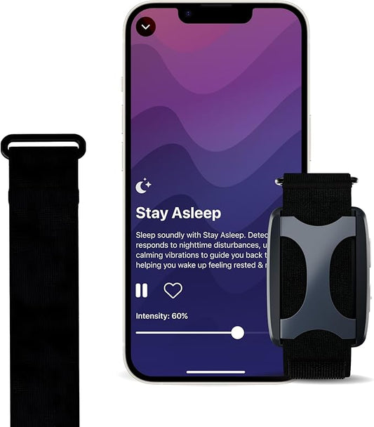 Bundle of Apollo Neuro Wearable & 12-Month SmartVibes AI Membership + Sleep Band by ApolloNeuro