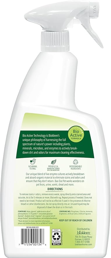 Biokleen Bac-Out Pet Urine Odor Eliminator - Image 2