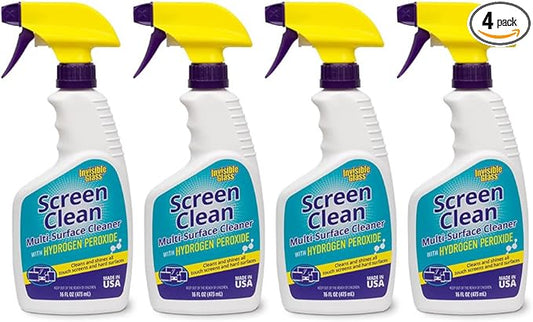 Invisible Glass 92013-4PK 16-Ounce Screen Clean Multi-Surface Cleaner Perfect by InvisibleGlass