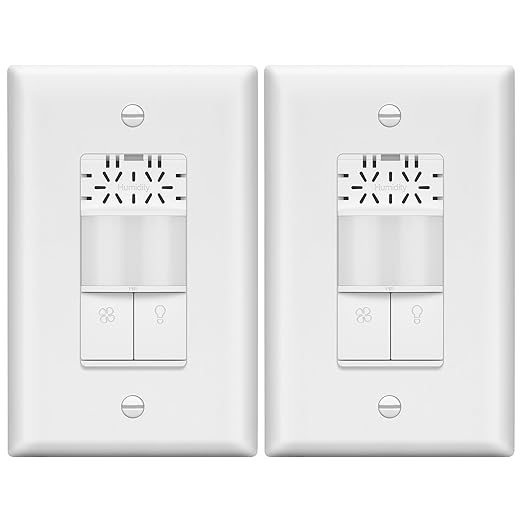 LIDER Humidity Sensor Switch and Motion Sensor Light Switch, PIR Sensor by LIDER