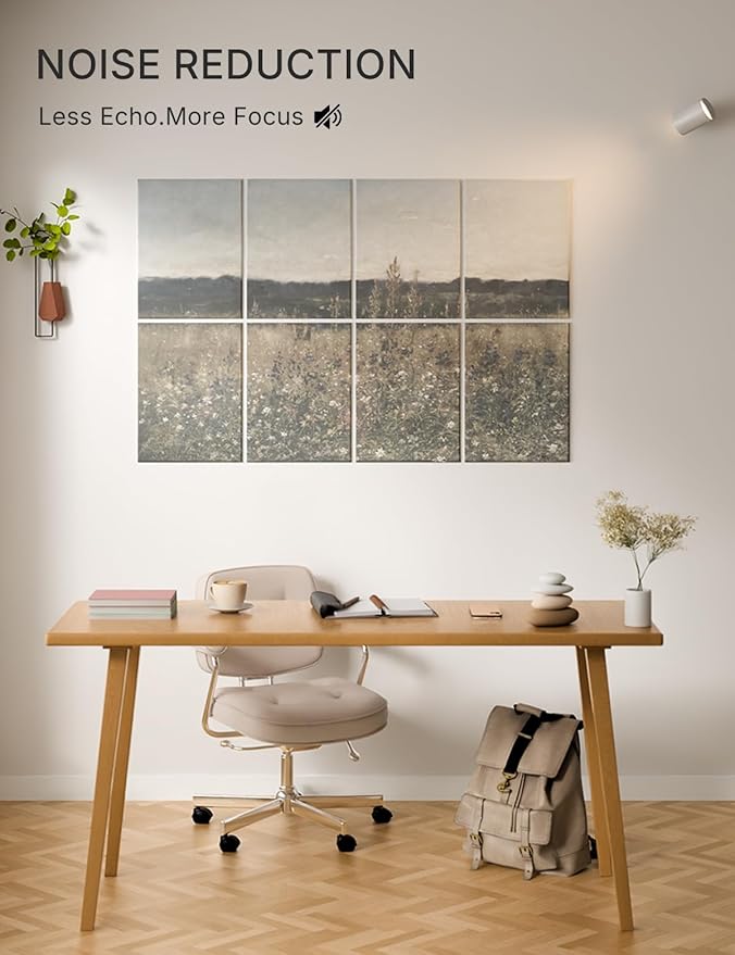 Wall Art Acoustic Panels, Decorative Sound Absorbing Panels - Image 2