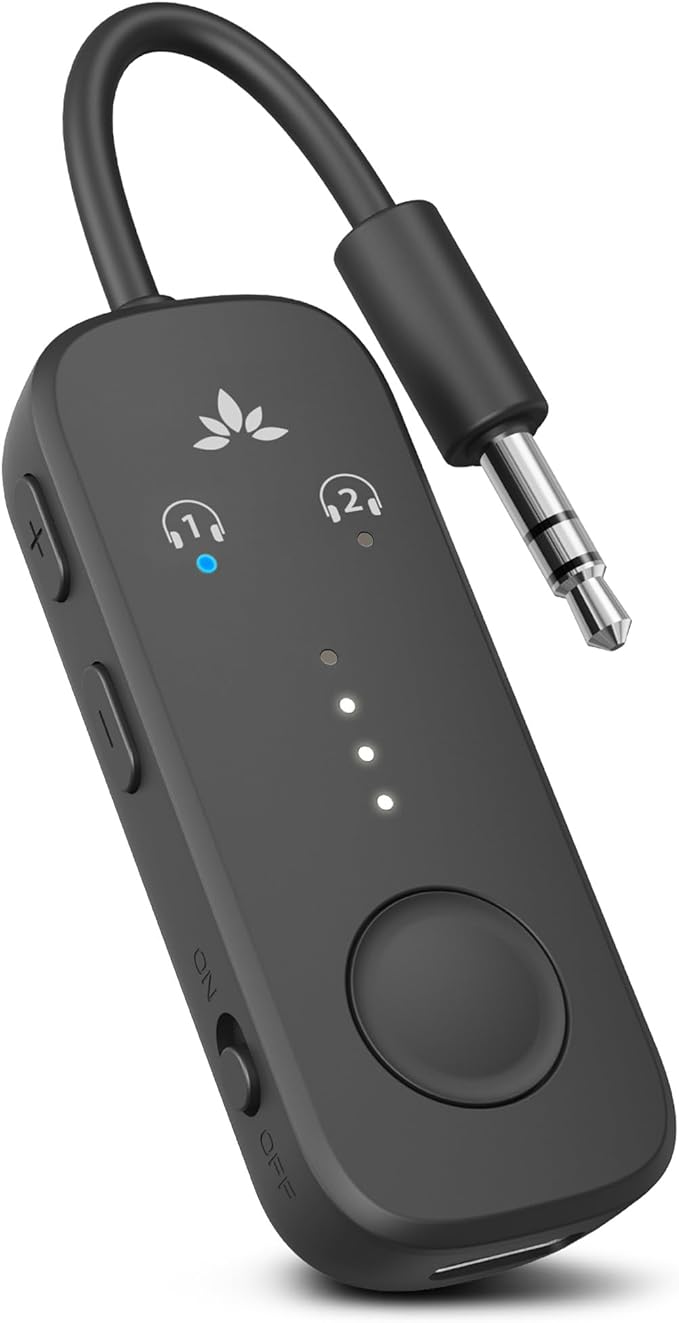 Avantree Relay - Premium Airplane Bluetooth Adapter by Avantree