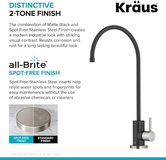 KRAUS® Purita™ Single Handle Drinking Water Filter Faucet - Image 4