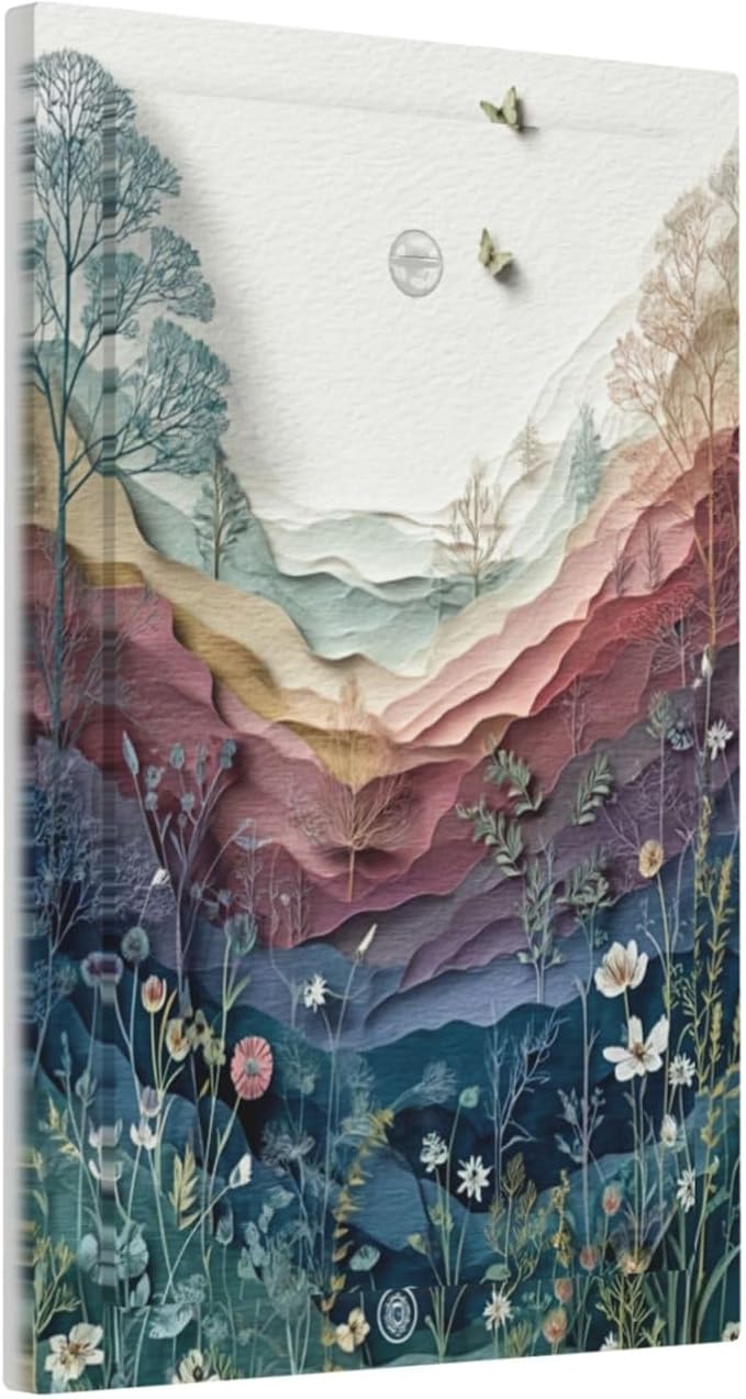 Bvtewkhz Wildflowers Rustic Flowers Floral Plants No Device Single Blank Wall by Unknown