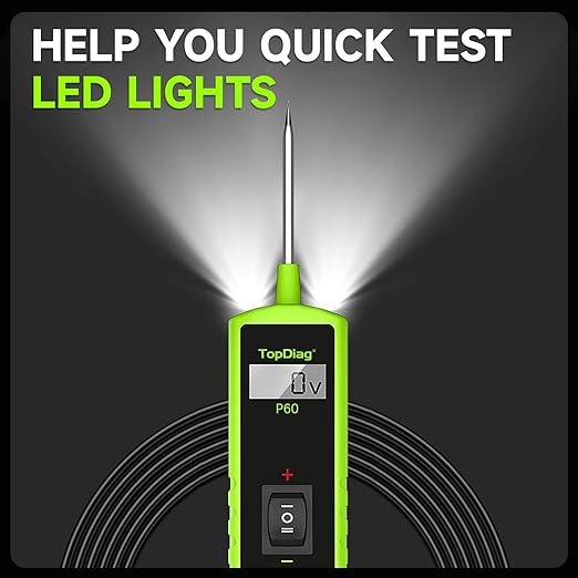 12 Volt Test Light Automotive, Power Circuit Probe Kit, 6V - 24V Car Fuse Tester - Image 6