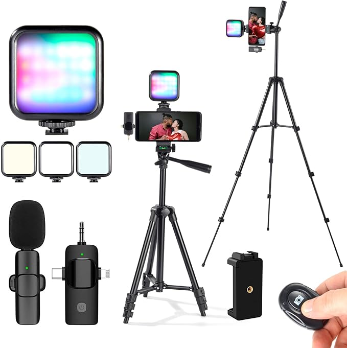 Vlogging Kit for iPhone, YouTube Starter Kit, Youtuber Kit Beginner Content by Tiyyontek