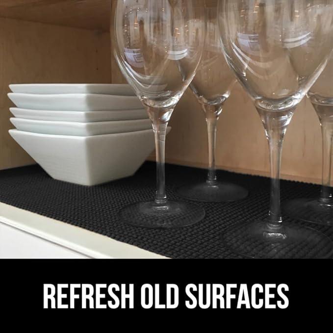 GORILLA GRIP powerGRIP Drawer Shelf and Cabinet Liner, Thick Strong Hold - Image 4