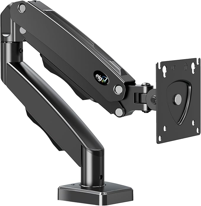 ELG Full Motion Swivel Single Monitor Desk Mount Stand: Empower Your Workspace by ELG