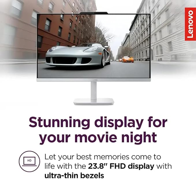 Lenovo IdeaCentre 24" FHD All-in-One Desktop Computer - Image 7
