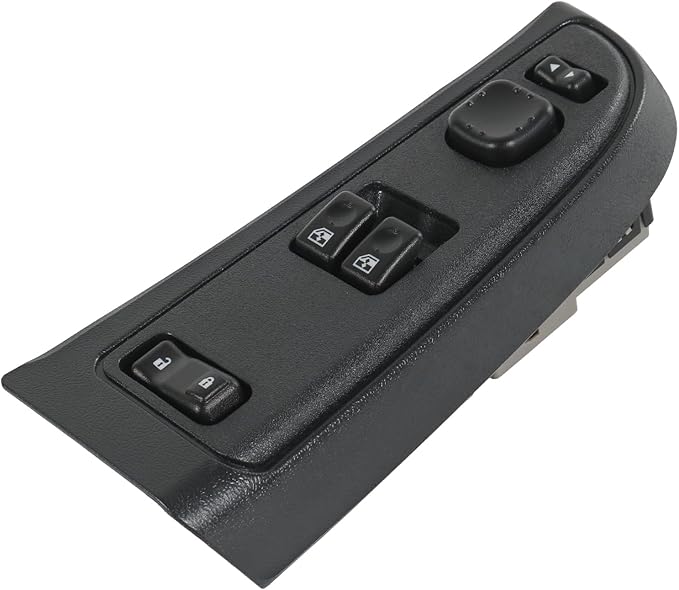 DICMIC Front Driver Side Master Power Window Switch and Door Lock & Black Bezel by DICMIC
