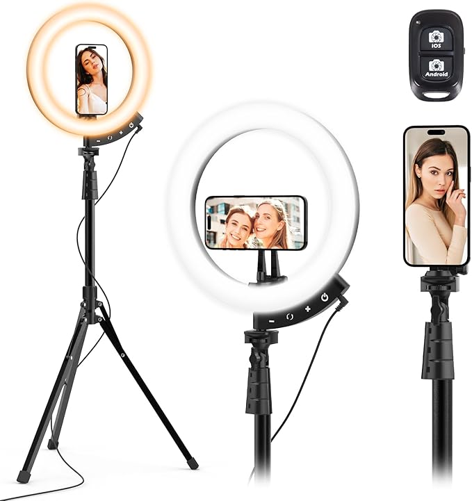 UBeesize Upgraded 12'' Ring Light by UBeesize
