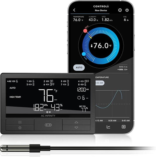 AC Infinity Controller 69 PRO+, Smart Environmental Controller 8-Port by ACInfinity