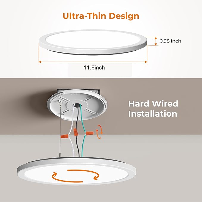 Matane 2Pack Motion Sensor LED Ceiling Light - Image 8