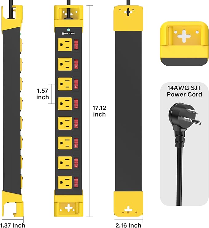 Power Strip with Individual Switches - Image 7
