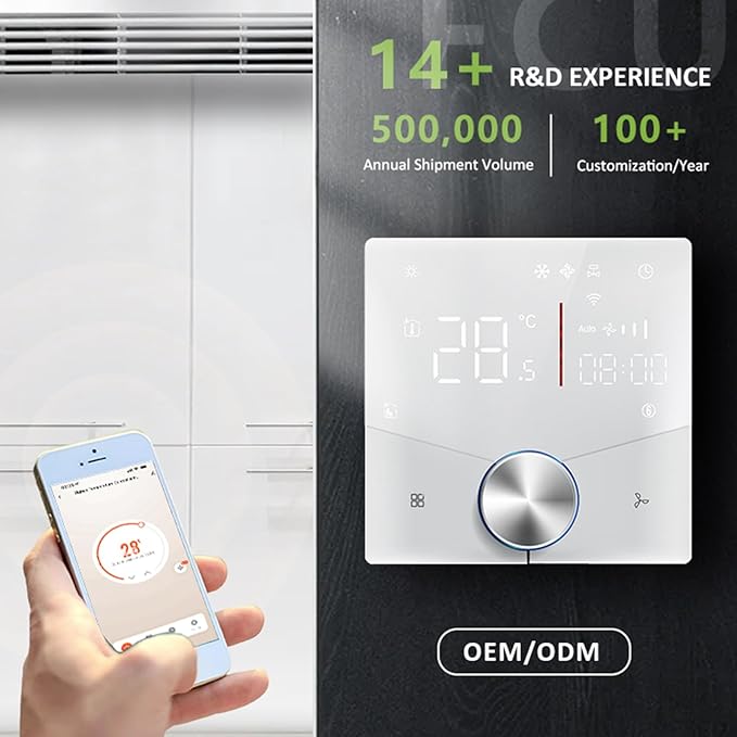 WiFi Central AC Thermostat Energy Saving Control Wall Mounted Programmable - Image 7