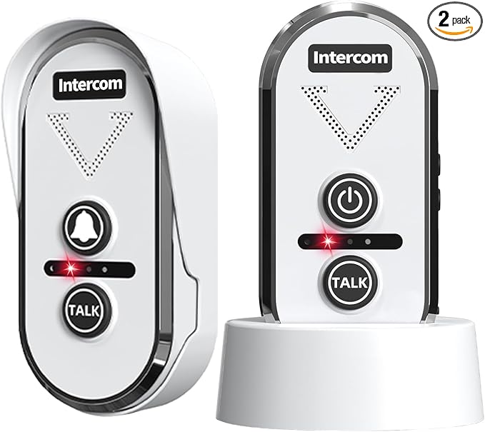 PANDAAR Doorbell Wireless for Home, Wireless Intercom System 4900ft Long Range by PANDAAR