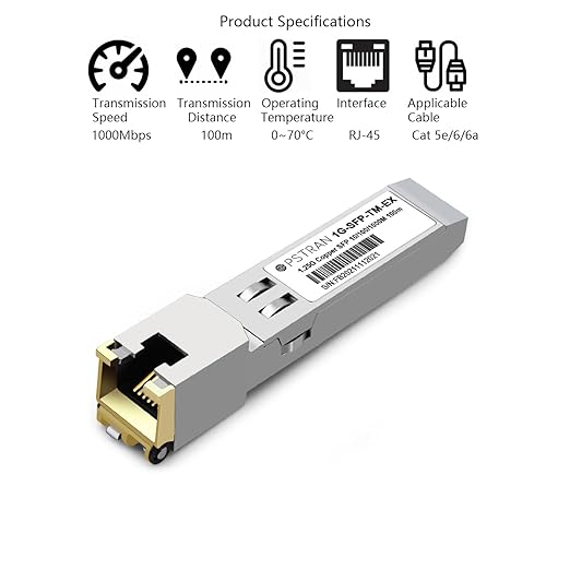 OPSTRAN 10/100/1000BASE-T SFP SGMII Copper Transceiver Module Compatible - Image 2