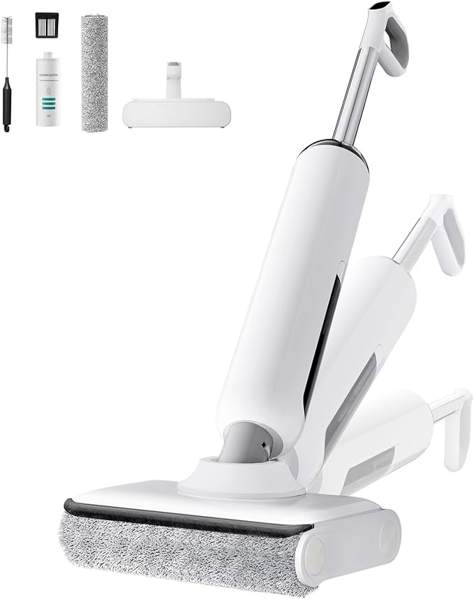 HABIUBIU Wet Dry Vacuum Cleaner, 180° Lay-Flat Cordless Vacuum Mop Combo by HABIUBIU