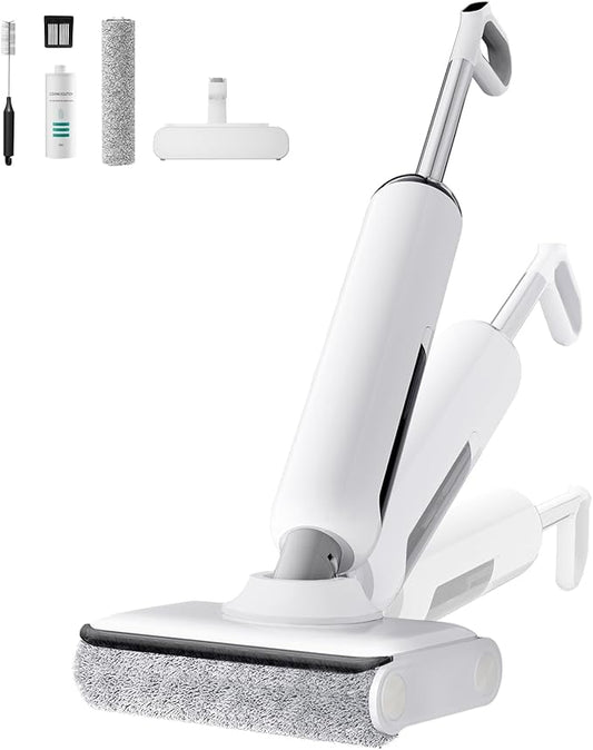 HABIUBIU Wet Dry Vacuum Cleaner, 180° Lay-Flat Cordless Vacuum Mop Combo by HABIUBIU