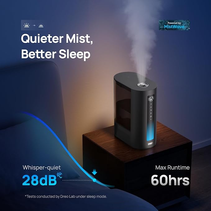 DREO 6L Humidifiers for Bedroom, Smart Warm & Cool Mist for Large Room - Image 5