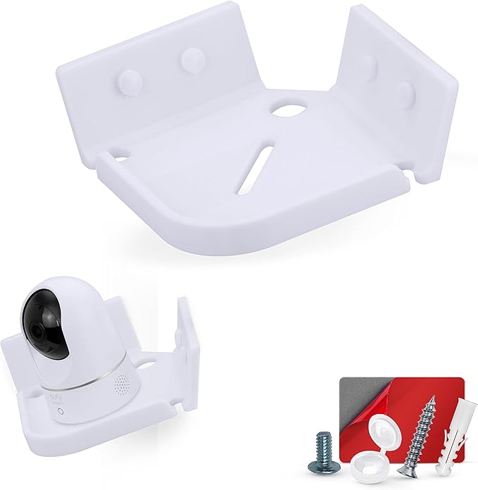 BRAINWAVZ Drill Free Tilted Corner Wall Mount Small Shelf by Brainwavz