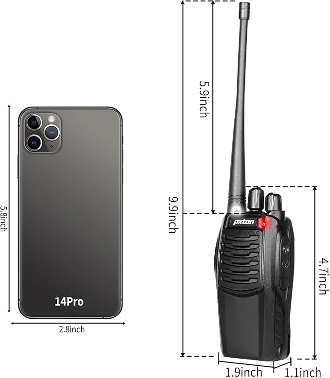 pxton S1 walkie talkies for Adults - Image 7