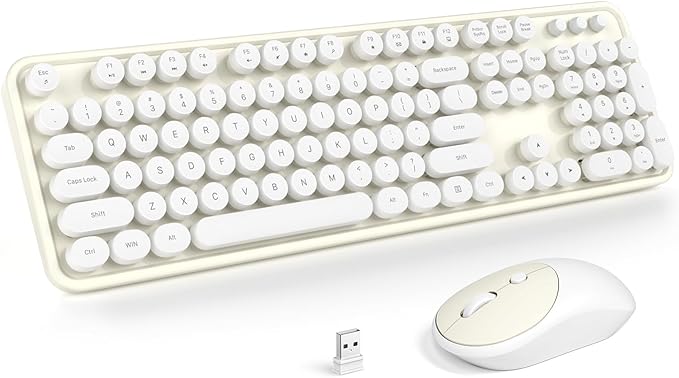 MOFII Wireless Keyboard and Mouse Combo, Computer Full Size 2.4G Plug and Play by MOFII