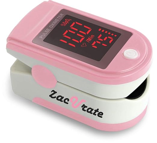 Zacurate Pro Series 500DL Fingertip Pulse Oximeter Blood Oxygen Saturation by Zacurate