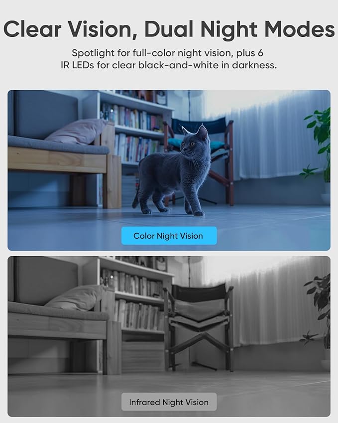 blurams 2K Dual-Lens Indoor Camera, 5G Pet Camera - Image 4