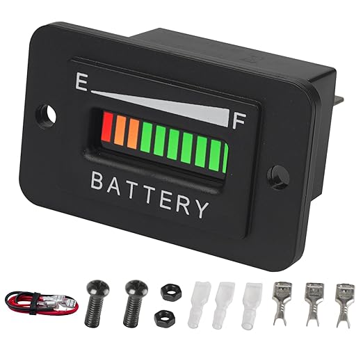 Yooreal 36V Battery Fuel Gauge Indicator, Battery Capacity Monitor by Yooreal