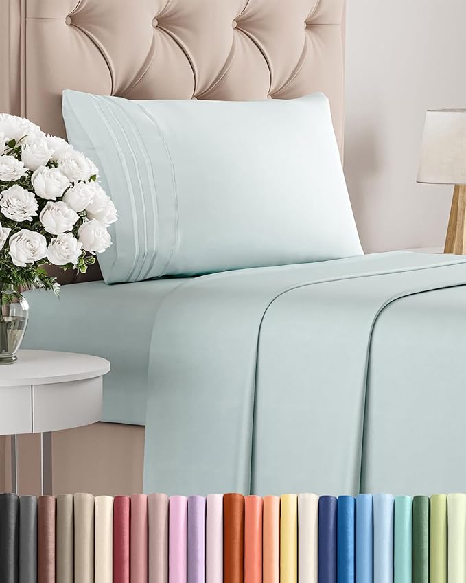 Twin XL Size 3 Piece Sheet Set by CGKUnlimited