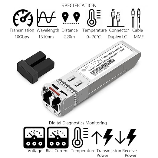 OPSTRAN 10GBASE-LRM SFP+ Optical Transceiver Module Compatible - Image 2