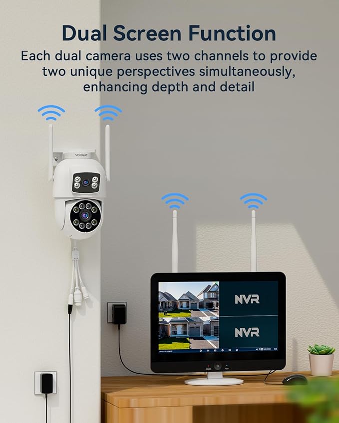 VORGUT Security Camera System Wireless Outdoor - Image 2