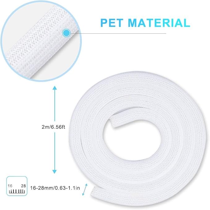 AGPTEK Cable Sleeve Cover, 6.6ft - Image 2
