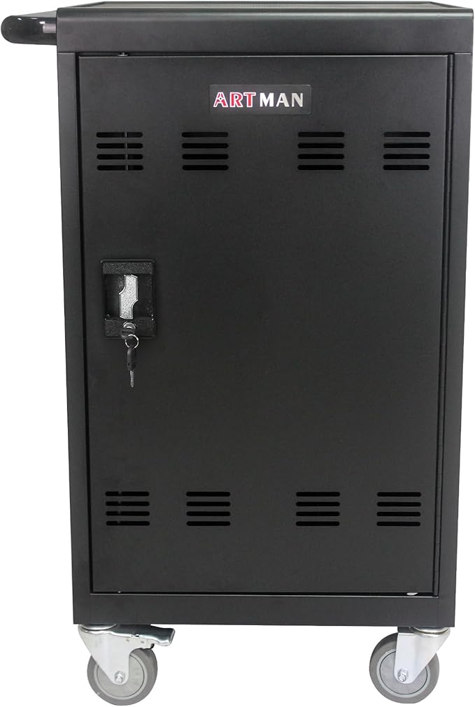 TIOPLY Laptop Charging Cart, 32 Device Tablet Storage Carts - Image 9