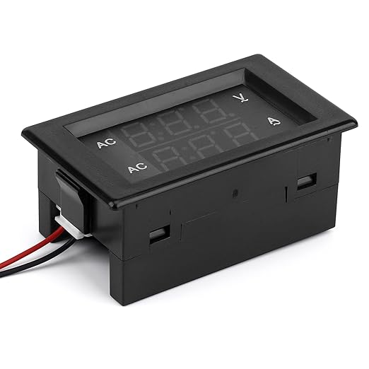 DROK Volt Amp Meter, AC 500V 500A Digital Voltmeter Ammeter Panel, 0.39 Inches - Image 5