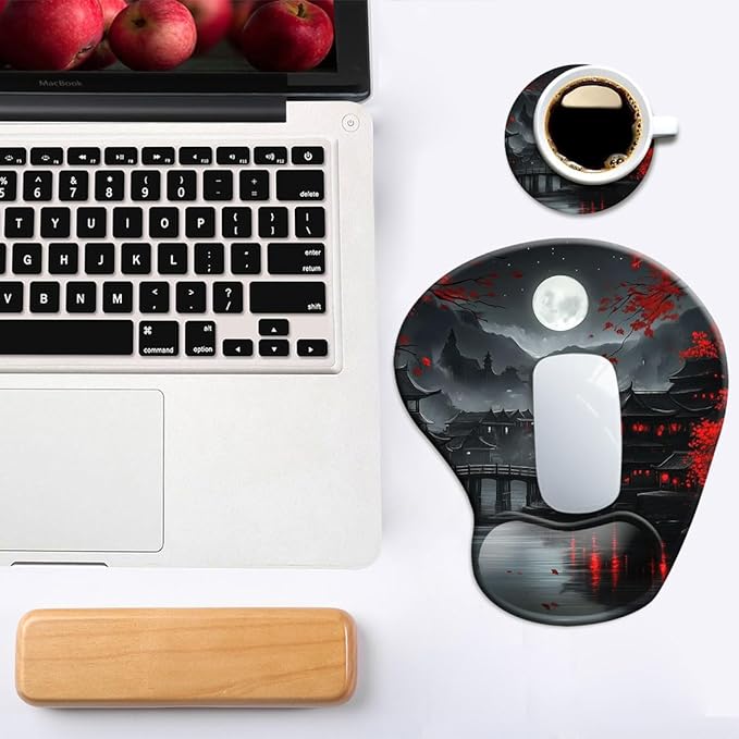 Ergonomic Mouse Pad with Wrist Rest, Gaming Mouse Pad with Wrist Support - Image 6