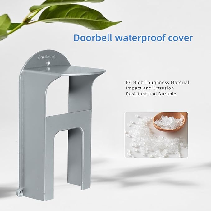 dgyezhao Doorbell Plastic Rain Cover, Large Accessories Cover Weatherproof Anti - Image 2