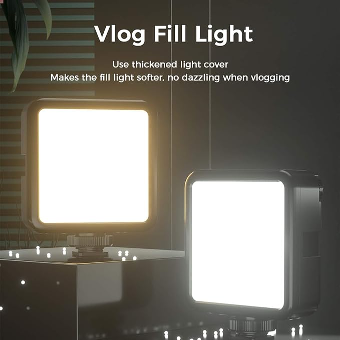 ULANZI VL-81 3000mAh Bi-Color LED Video Light w Softbox - Image 2