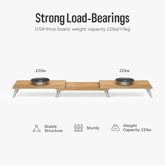 loukin Dual Monitor Stand Riser - Image 4