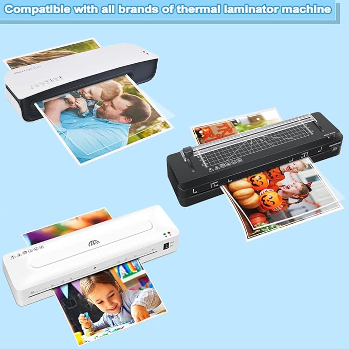 Laminating Sheets 9 x 11.5, 5 Mil Laminating Pouches 100 PCS Clear Thermal - Image 7