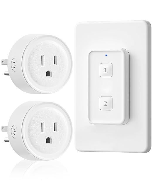 Remote Control Outlet, WILAWELS Wireless Light Switch, Expandable Remote Outlet by Wilawels