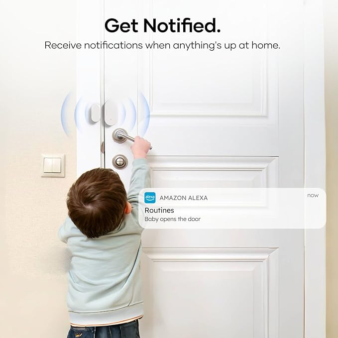 Zigbee Door Sensor 4 Pack, Mini Smart Door Sensor, Home Automation, Kid Safety - Image 5